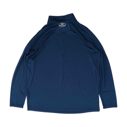 Navy Solid 1/4 Zip Pullover
