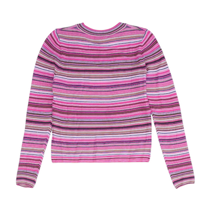 Pink Striped Blouse