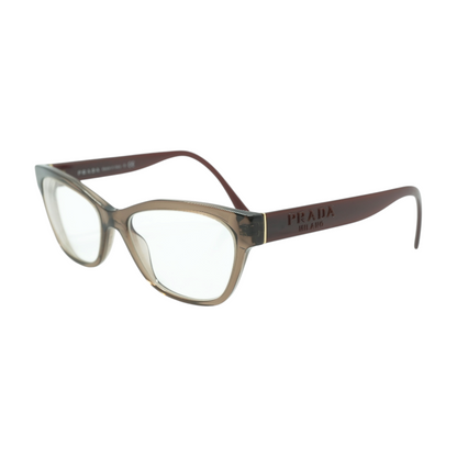 Brown VPR 03W Oval Prescription Eyewear