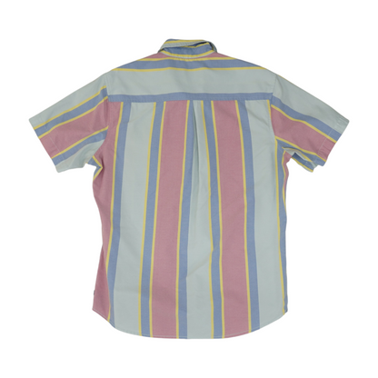 Multi Striped Short Sleeve Button Down