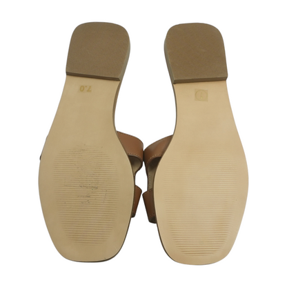 Brown Flat Sandals