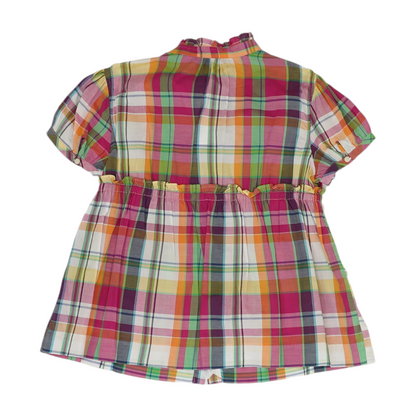 Multi Plaid Blouse