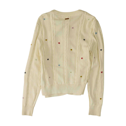 Beige Cardigan Sweater