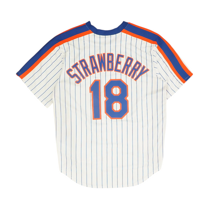 Men's White New York Mets Short Sleeve Jersey