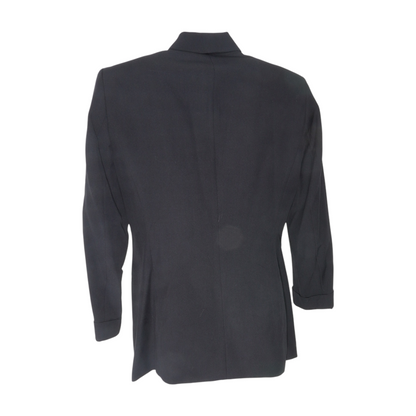 Black Solid Blazer