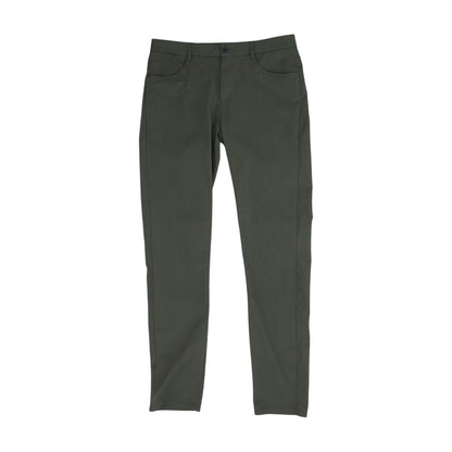 Black Solid Chino Pants