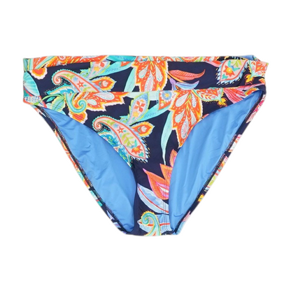 Navy Paisley Swim Bottom