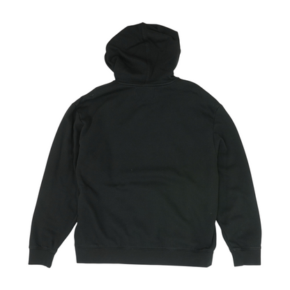 Black Solid Hoodie Pullover