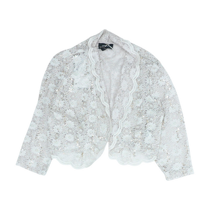 Beige Floral Cardigan