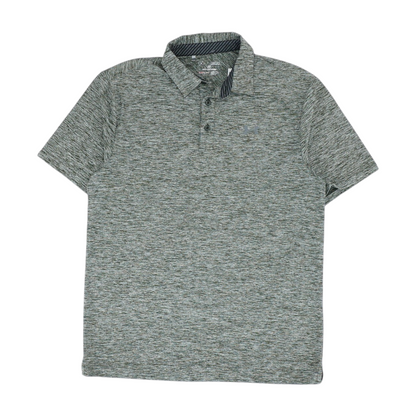 Gray Abstract Short Sleeve Polo