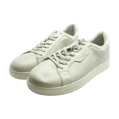 Gray Leather Lace Up Casual Shoes