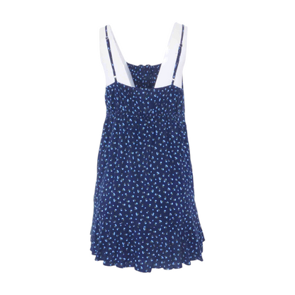 Navy Floral Mini Dress