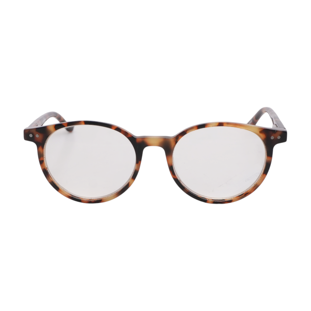 Tortoise Case Closed Round Prescription Eyewear