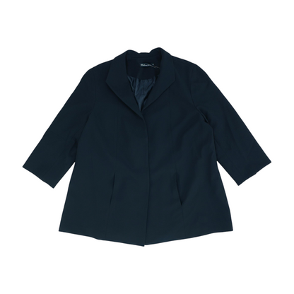 Black Solid Blazer