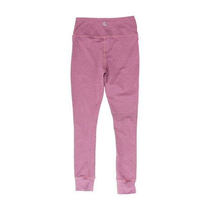 Pink Solid Leggings