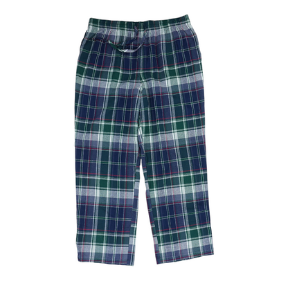 Navy Plaid Pajama Bottom