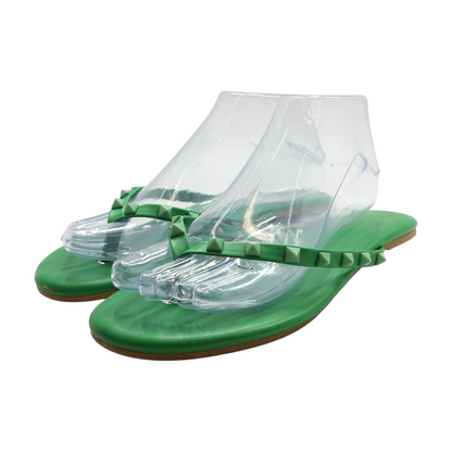 Green Flip-Flop Sandals