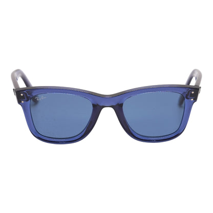 Blue Wayfarer Reverse Square Sunglasses