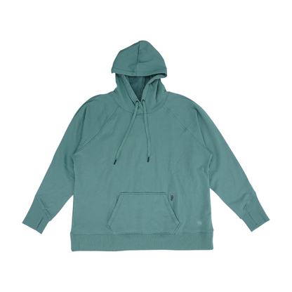 Green Plus Solid Hoodie Pullover