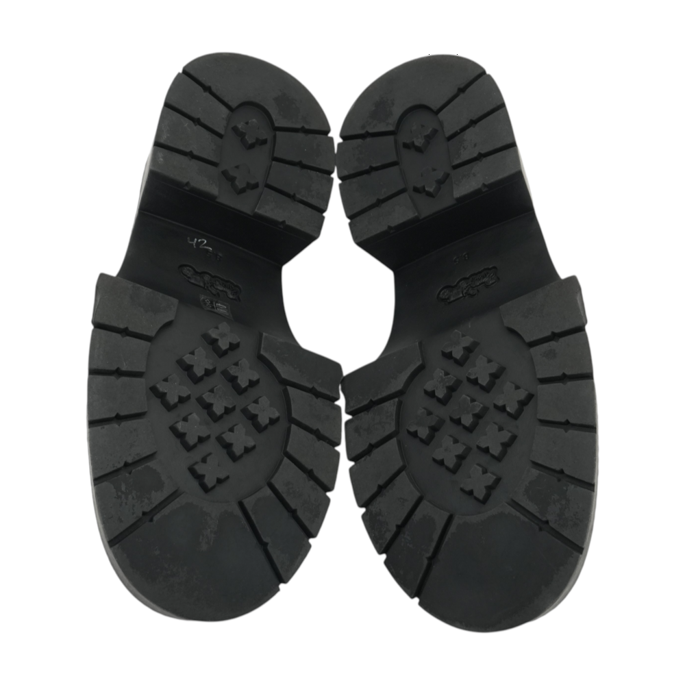 Black Slip-On Flats
