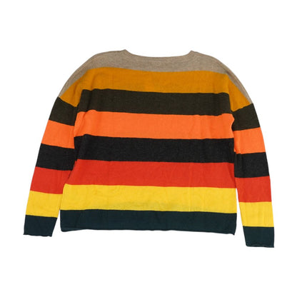Multi Striped Crewneck Sweater