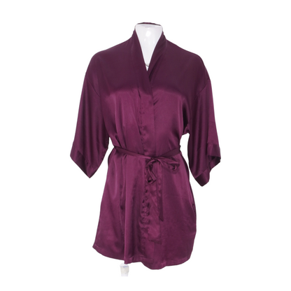 Burgundy Solid Robe