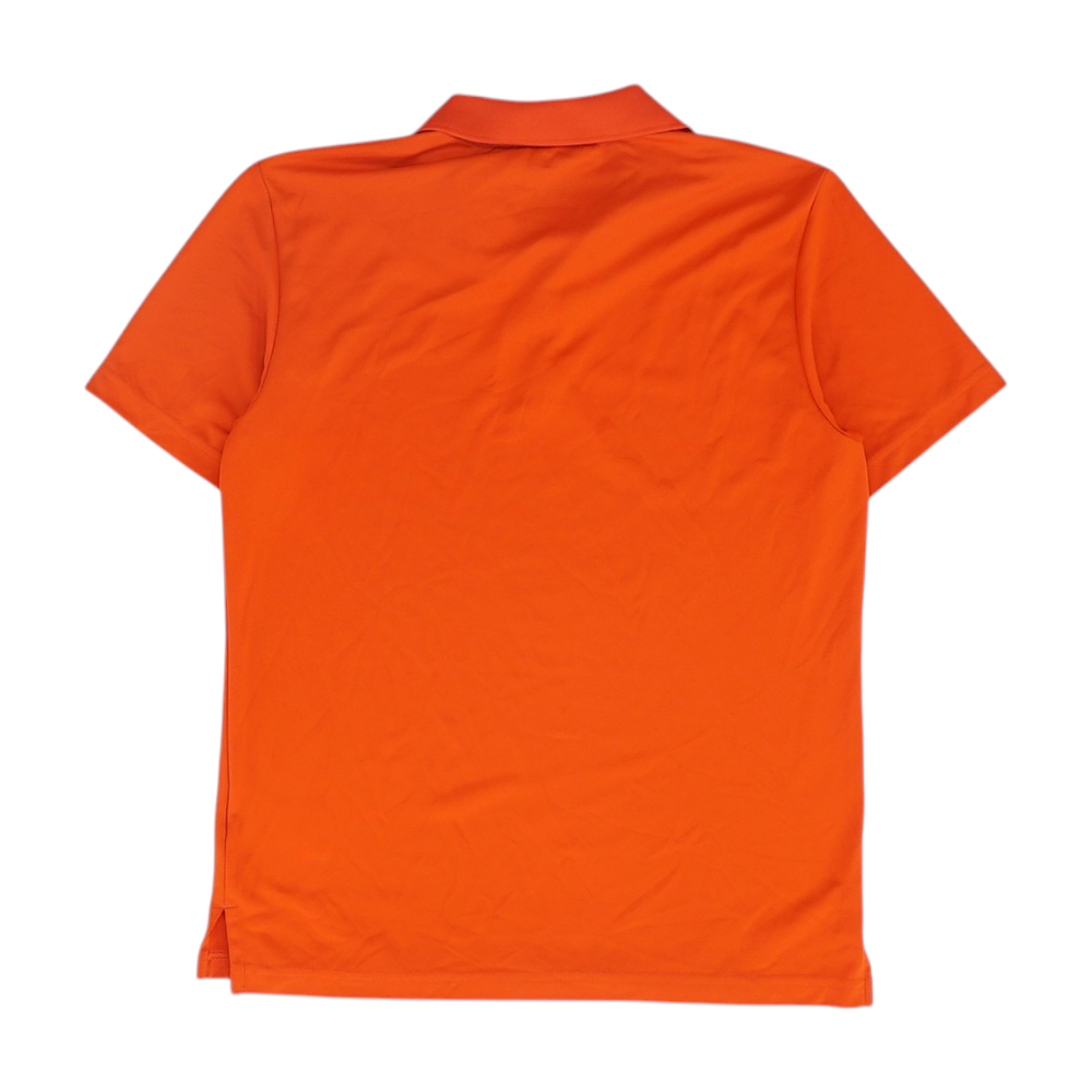 Red Solid Short Sleeve Polo