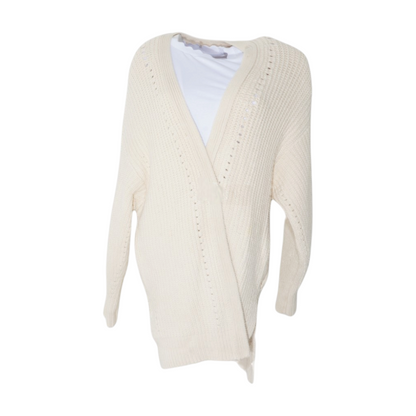 Beige Cardigan Sweater