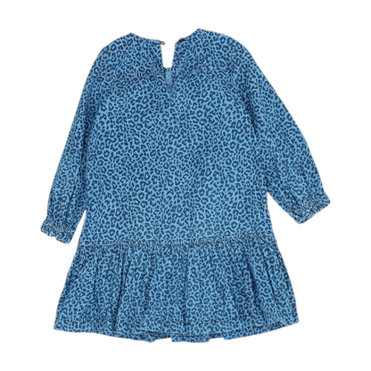 Blue Animal Print Dress