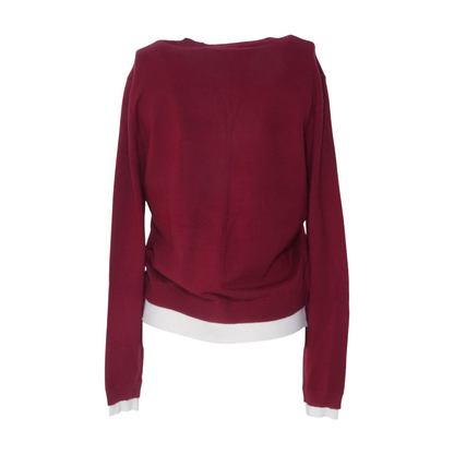 Burgundy Cardigan Sweater