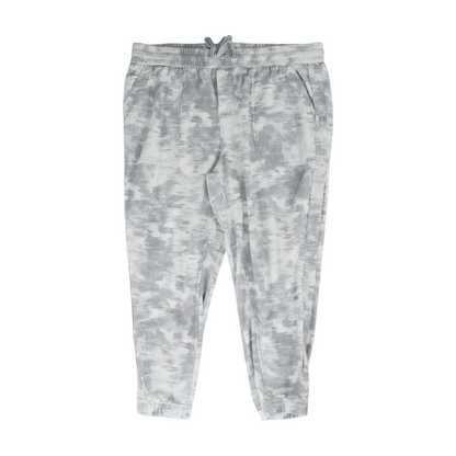 Gray Plus Tie-Dye Pants