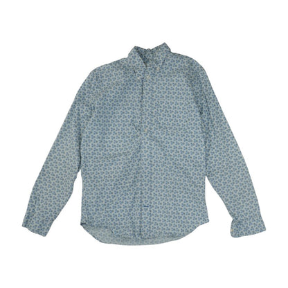 Multi Geometric Long Sleeve Button Down