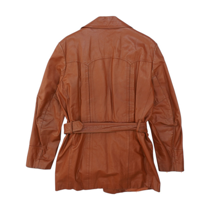 Vintage The Leather Shop Men's Store Button-Front Coat