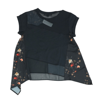 Black Floral Blouse