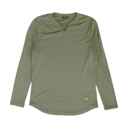 Brown Solid Active T-Shirt
