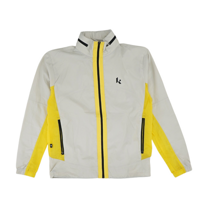 Beige Color Block Active Jacket
