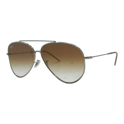 Silver Reverse Aviator Sunglasses