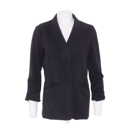 Black Solid Blazer