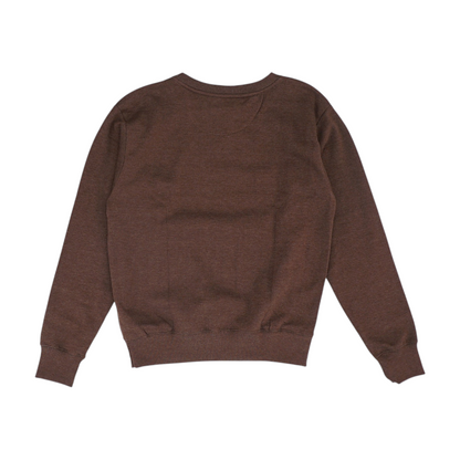 Brown Graphic Sweatshirt Pullover