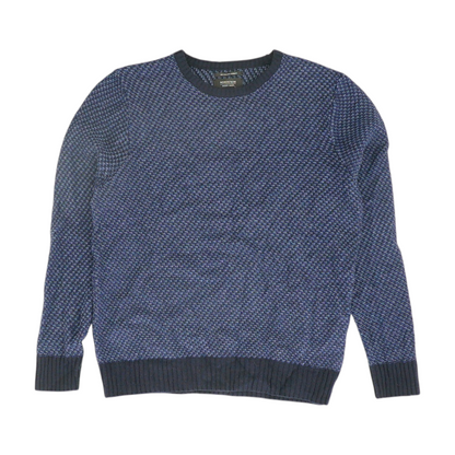 Nordstrom Blue Abstract Pullover Sweater – Image 1