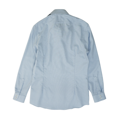 Blue Print Long Sleeve Button Down
