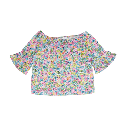 Pink Floral Blouse