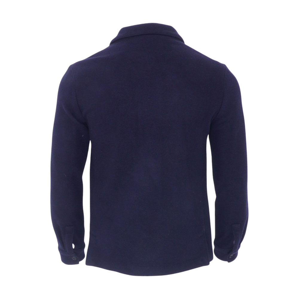 Navy Wool Cashmere Chore Jacket