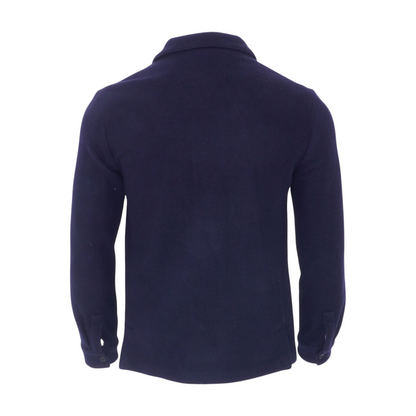 Navy Wool Cashmere Chore Jacket