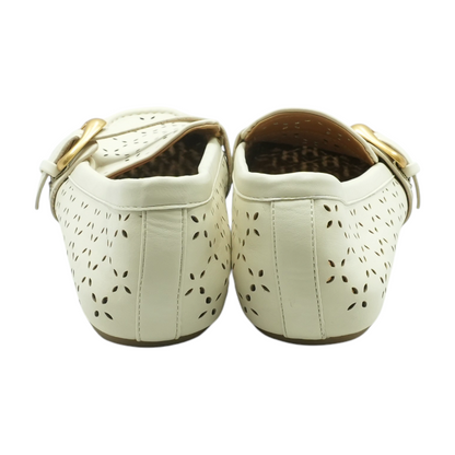 Cream Slip-On Flats