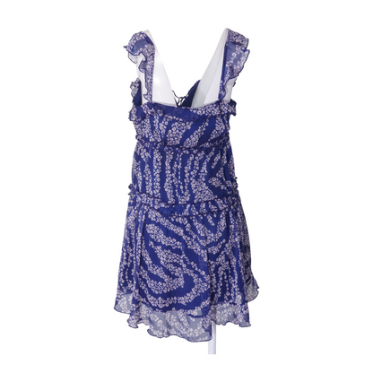Navy Floral Mini Dress