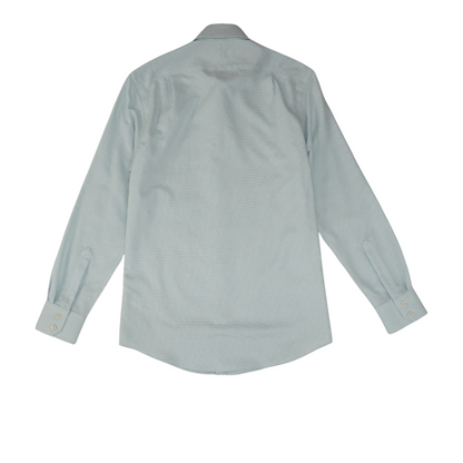 Blue Print Long Sleeve Button Down