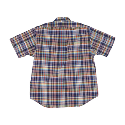 Multi Plaid Short Sleeve Button Down