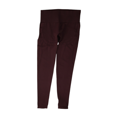 Burgundy Active Leggings