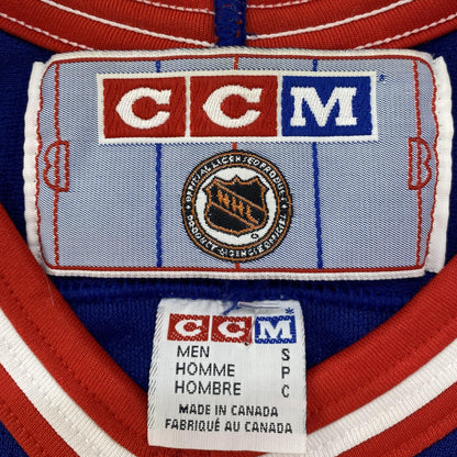 Vintage Men's Blue New York Rangers Long Sleeve Jersey